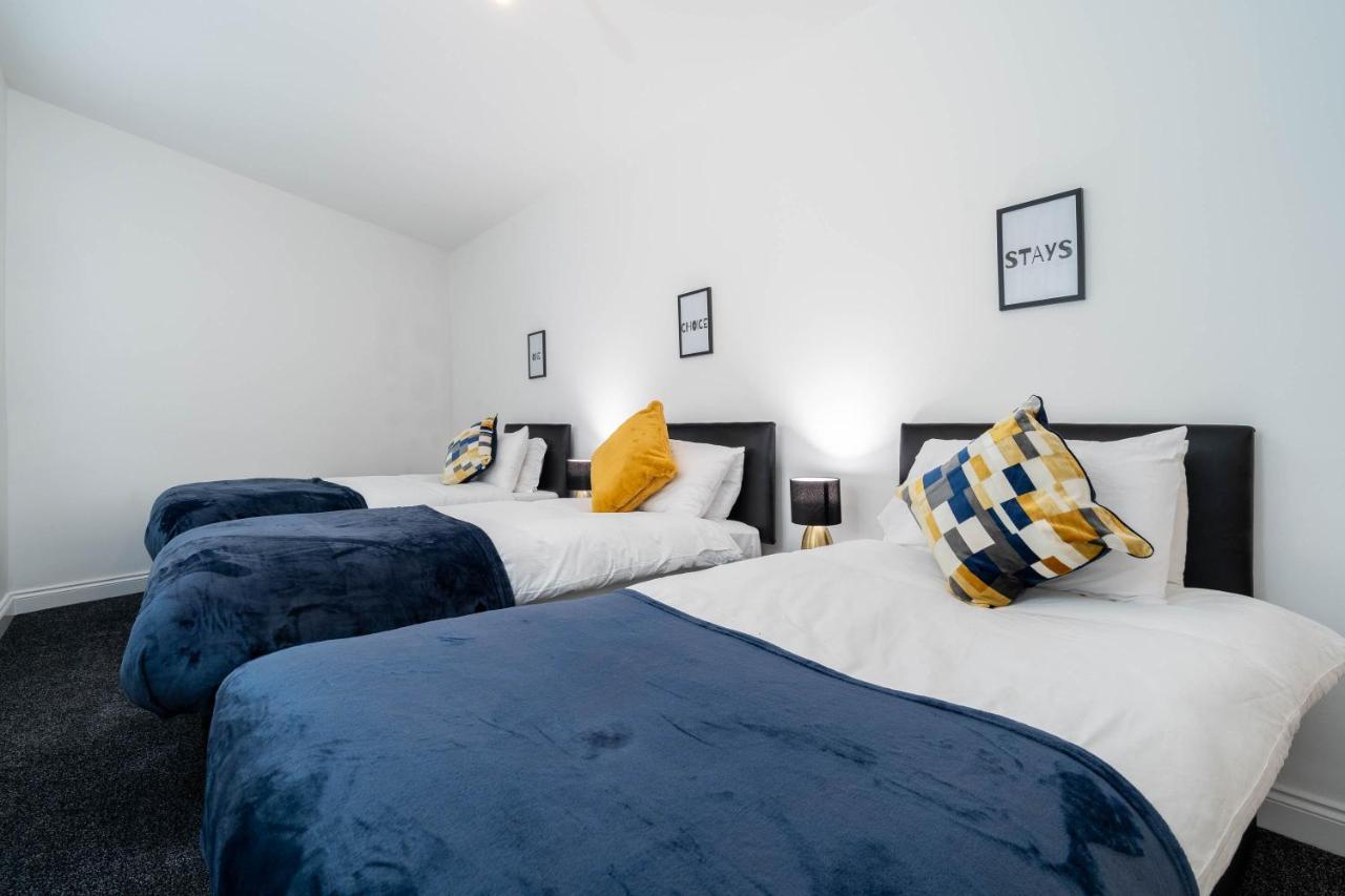 Three Bedroom Apartment- One Choice Stays Serviced Accommodation- Jewellery Quarter Birmingham Ngoại thất bức ảnh