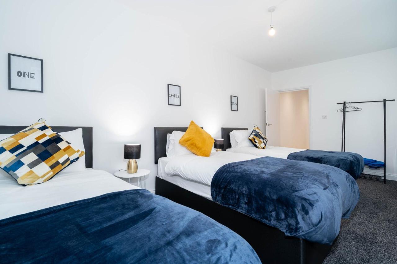 Three Bedroom Apartment- One Choice Stays Serviced Accommodation- Jewellery Quarter Birmingham Ngoại thất bức ảnh